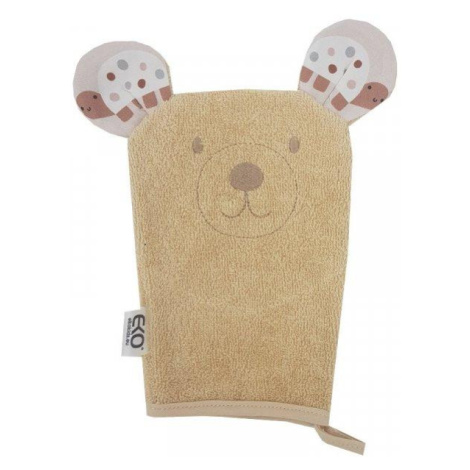 EKO Žinka bavlnená s uškami Bear Beige 20x15 cm