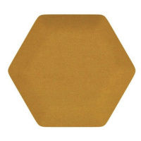 Čalouněný akustický panel nástěnný Riwiera 41 hořčicová hexagon - Hexagon 6x15 cm