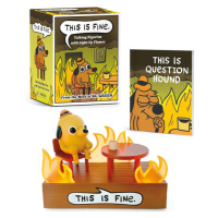 Running Press This Is Fine Talking Figurine: With Light and Sound! (Miniature Editions)