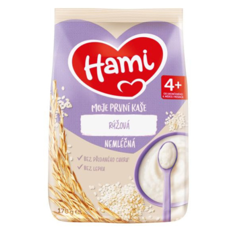 HAMI Moja prvá kaša nemliečna ryžová 4+, 170g