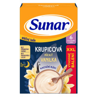 SUNAR mliečna krupicová kaša na dobrú noc vanilková XXL 340 g