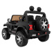 mamido  Elektrické autíčko Jeep Wrangler Rubicon 4x4 čierne