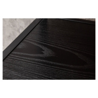 LuxD Dizajnový konferenčný stolík Maille 120 cm čierny jaseň