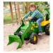 Rollytoys Šliapací traktor Rolly Junior John Deere s bagrom a nakladačom