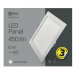 Mini LED panel 120x120, štvorcový vstavaný biely, 6W, 4500K (EMOS)