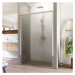 MEREO - Sprchové dvere, LIMA, dvojdilene, zasúvacie,  110 cm, chróm ALU, sklo Point CK80412K