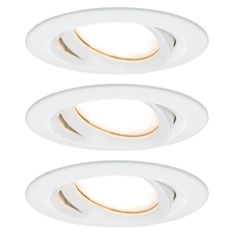 Paulmann Nova Plus 3 kusy LED lampy okrúhle biele