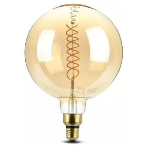 Žiarovka LED Filament E27 8W, 1800K, 500lm, stmievateľná, G200 VT-2158D (V-TAC)