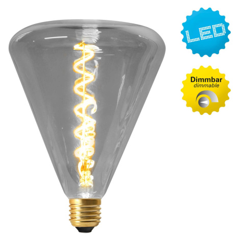 LED žiarovka Dilly E27 4W 2200 K stmievateľná sivá Näve