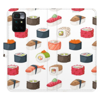 Flipové puzdro iSaprio - Sushi Pattern 02 - Xiaomi Redmi 10