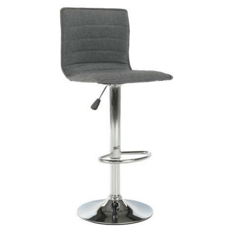 Barová stolička, sivá/chróm, PINAR Tempo Kondela