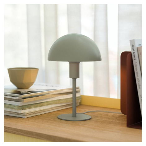 Stolová lampa Ellen Mini z kovu, zaprášená zelená Nordlux