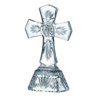 Crystal Bohemia sklenený kríž 175 mm