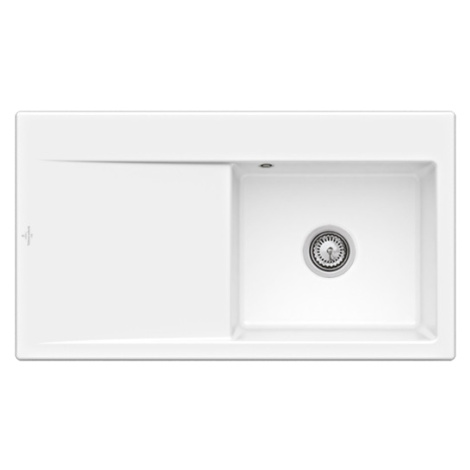 VILLEROY & BOCH VILLEROY & BOCH - Keramický drez Subway Style 50 White alpín nadstavný 900 x 510