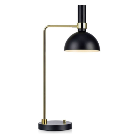 Stolová lampa v čierno-zlatej farbe Markslöjd Larry