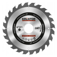 Kreator Príslušenstvo Kreator pílový kotúč na drevo 165mm Pílový kotúč na drevo 165mm