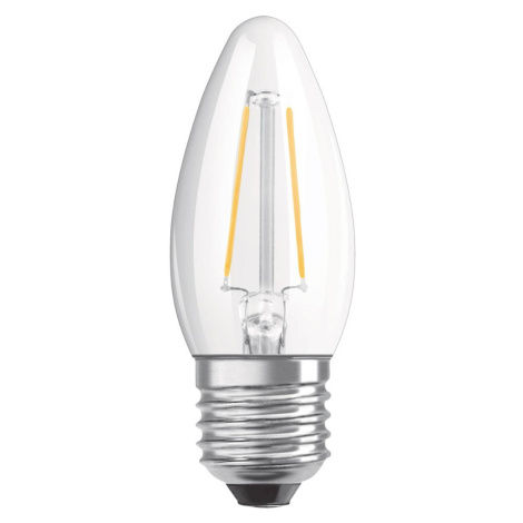 OSRAM LED sviečka E27 4W Classic B 2 700K číra