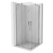 MEXEN/S - Velar Duo štvorcový sprchovací kút 100 x 100, transparent, chróm 871-100-100-02-01