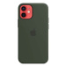 Silikónové puzdro Apple na Apple iPhone 12 Mini MHKR3ZM/A Silicone Case with MagSafe Cypress Gre