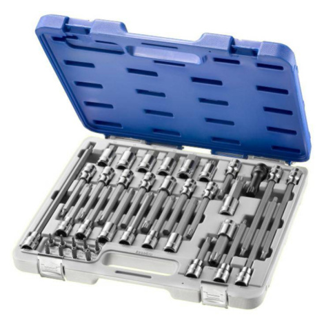 Sada zástrčných hlavíc Torx 1/2"-1/4" 38-dielna E200513