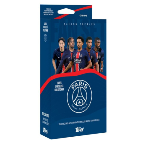 Futbalové karty Topps 24/25 Fan Set Paris Saint-Germain FC (Exclusive)