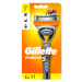 Gillette FUSION holiaci strojček s 2 náhradnými britmi