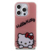 Plastové puzdro Hello Kitty na Apple iPhone 15 Pro HKHCP15LHKDSP IML Daydreaming Logo ružové