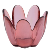 Ružová miska z recyklovaného skla Ego Dekor Brotes