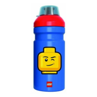 LEGO® ICONIC Classic fľaša na pitie - červená / modrá
