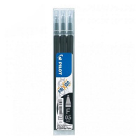 PILOT FRIXION CLICKER 0,5 MM, NAPLN, CIERNA, 3 KS