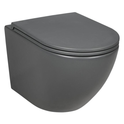 Závesná WC misa Grey Domino