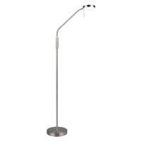 LED stojacia lampa v striebornej farbe (výška  160 cm) Moreno – Trio