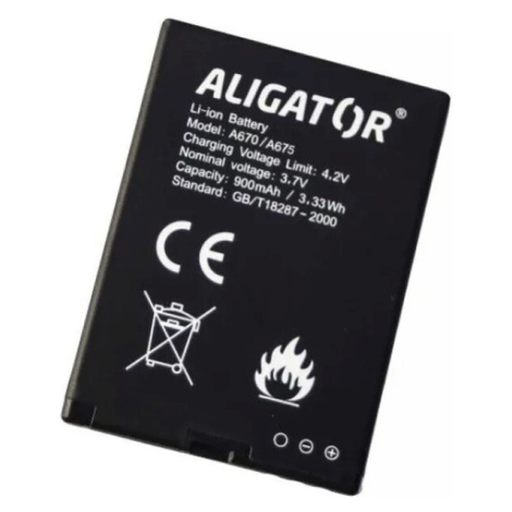 Originálna batéria pre Aligator A675/A670/A620/A430/A680/VS900, 900 mAh