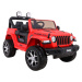 mamido Elektrické autíčko Jeep Wrangler Rubicon 4x4 červené