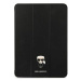 Púzdro Karl Lagerfeld KLFC11OKMK iPad Pro 11" 2021 Book Cover black Saffiano Karl Iconic (KLFC11