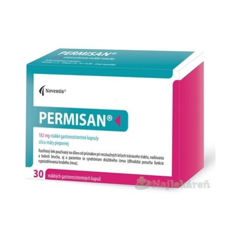 Permisan 182 mg mäkké gastrorezistentné kapsuly cps.enm. 30 x 182 mg