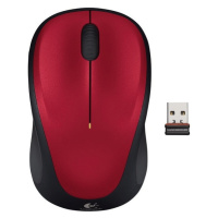 Logitech M235 myš, červená