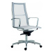 Kancelárska stolička 8800 KASE MESH bielá - vysoký chrbát Antares