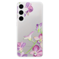 Odolné silikónové puzdro iSaprio - Purple Orchid - Samsung Galaxy S24+