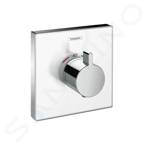 HANSGROHE - Shower Select Glass Termostatická sprchová batéria Highflow pod omietku, biela/chróm