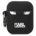 Originál Karl Lagerfeld KLA2RUNCHK Puzdro pre Apple Airpods 1/2, Čierne