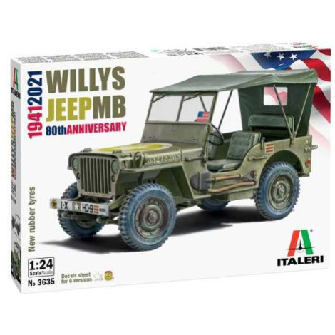 Model Kit auto 3635 - Willys Jeep MB (1:24)