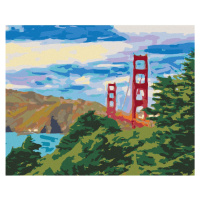 Diamantové maľovanie - SAN FRANCISCO Rámovanie: vypnuté plátno na rám, Rozmer: 40x50 cm