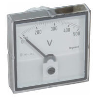 Voltmeter analógový 500V (Legrand)