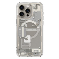 Odolné puzdro na Apple iPhone 15 Pro Spigen Ultra Hybrid Mag MagSafe Zero One Natural Titanium