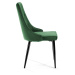 Čalouněná designová židle Gretta zelená