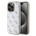 Kryt Guess GUHCP15LPG4GPH iPhone 15 Pro 6.1" white hardcase 4G Triangle Metal Logo (GUHCP15LPG4G