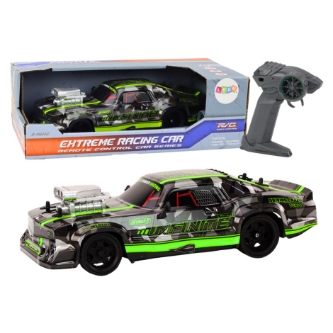 mamido RC Auto na diaľkové ovládanie 1:16 s gumovými kolesami Drift zelené