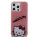 Plastové puzdro Hello Kitty na Apple iPhone 15 Pro Max HKHCP15XHKDSP IML Daydreaming Logo ružové