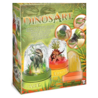 DinosArt nasvietené snehové gule s dinosaurom